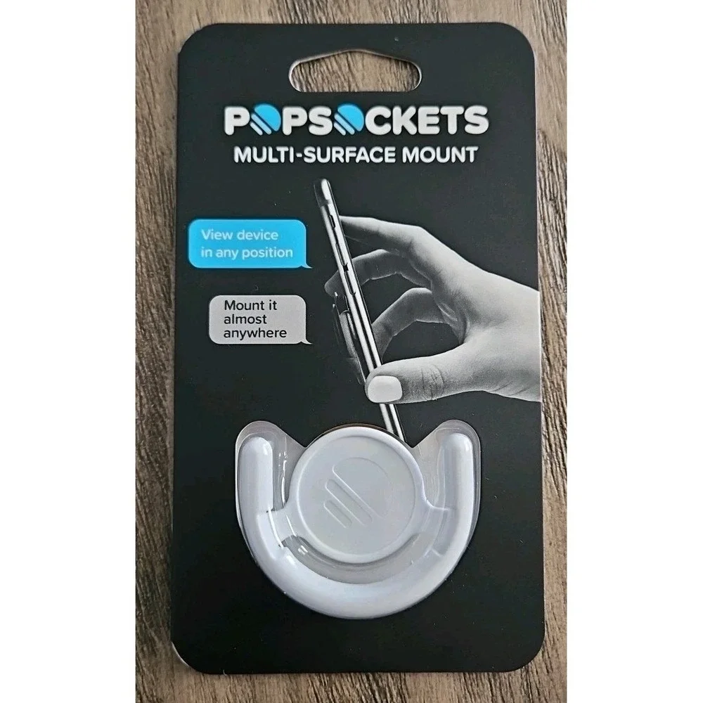 THREE PopSockets Mount, Cactus Pot Popgrip & Bubblegum Giraffe Poptop